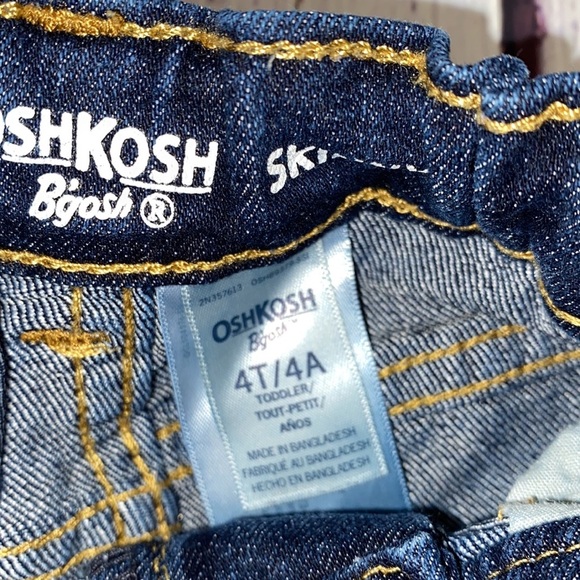 Osh Kosh skinny blue jeans size 4T - Picture 2 of 5